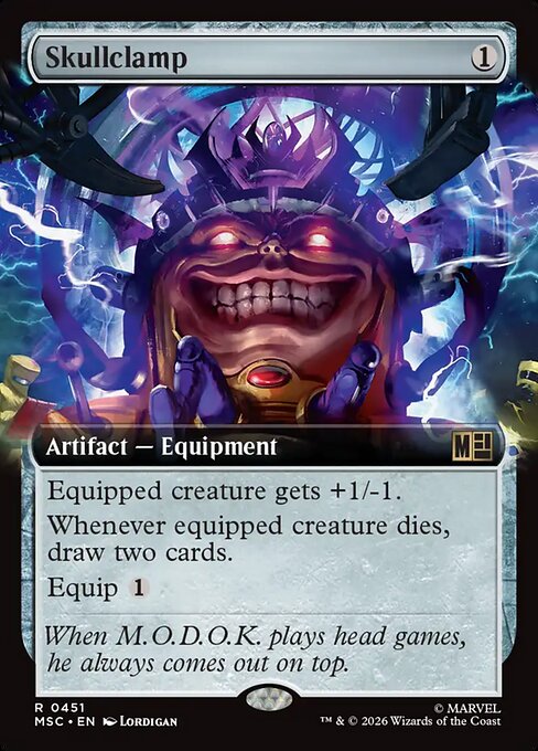 Skullclamp from Marvel Super Heroes Commander