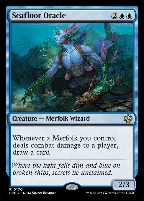 Seafloor Oracle highlighted card art