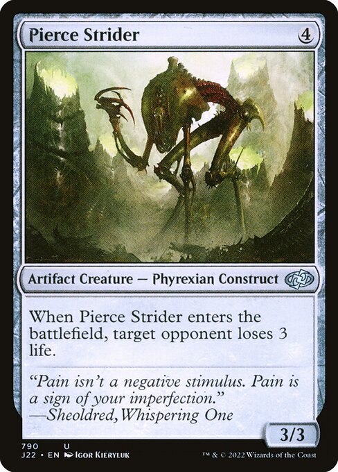 Pierce Strider highlighted card art