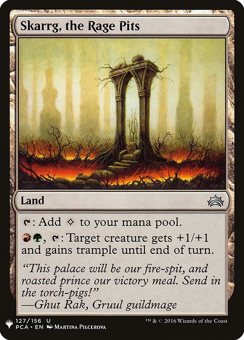Skarrg, the Rage Pits highlighted card art