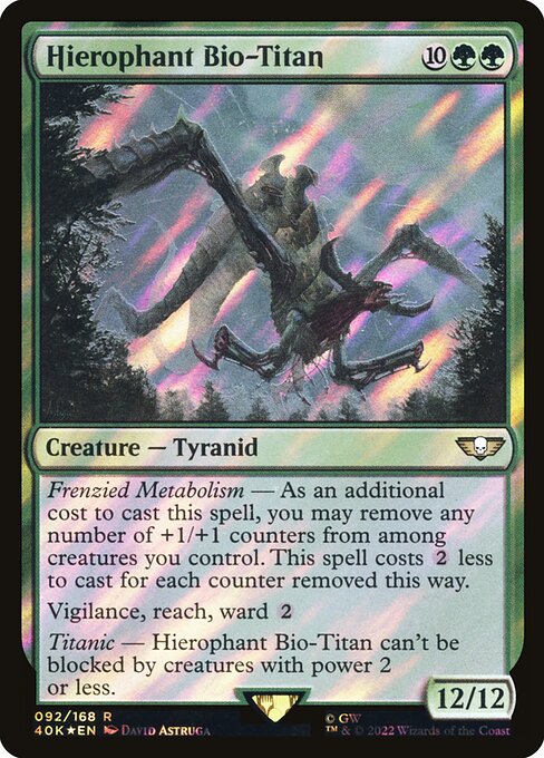Hierophant Bio-Titan highlighted card art