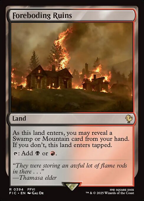 Foreboding Ruins highlighted card art