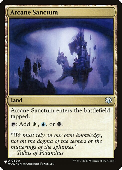 Arcane Sanctum from The List