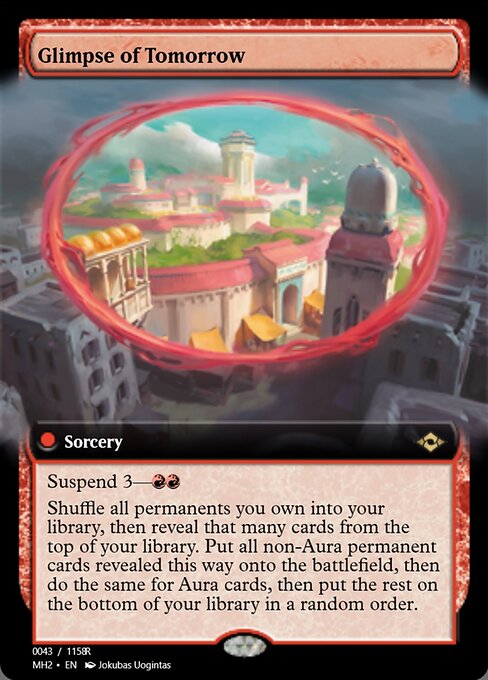 Glimpse of Tomorrow highlighted card art