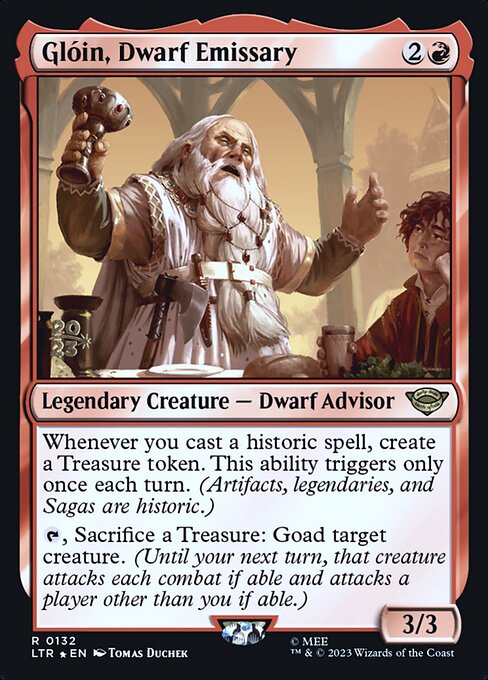 Glóin, Dwarf Emissary from Tales of Middle-earth Promos