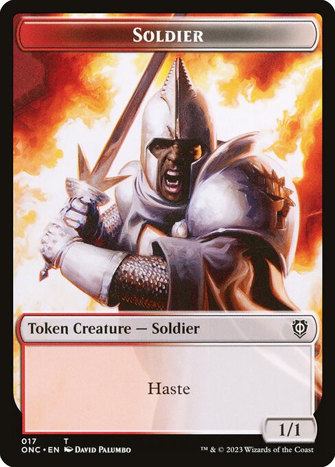 Soldier from Phyrexia: All Will Be One Commander Tokens