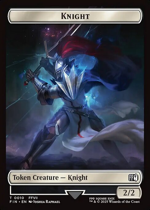 Knight highlighted card art