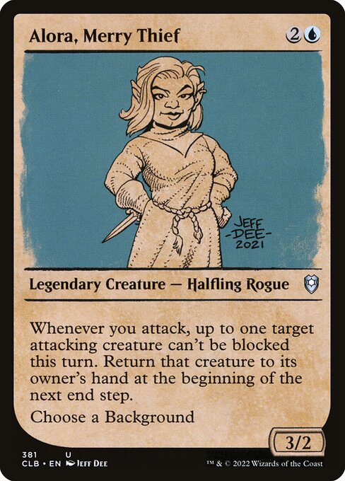 Alora, Merry Thief from Commander Legends: Battle for Baldur's Gate