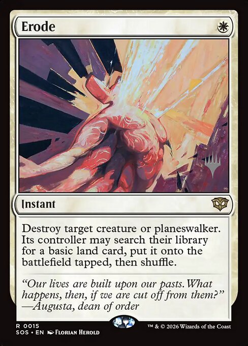 Erode from Secrets of Strixhaven Promos