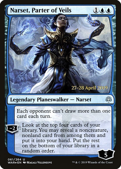 Narset, Parter of Veils from War of the Spark Promos
