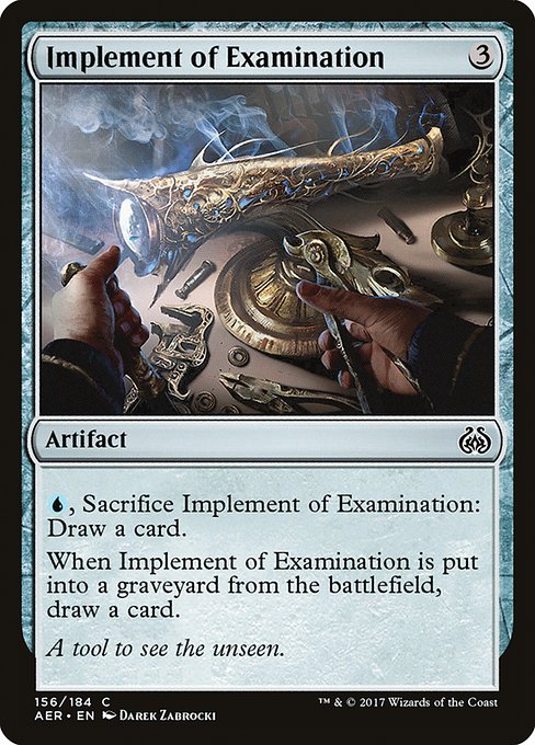 Implement of Examination from Aether Revolt