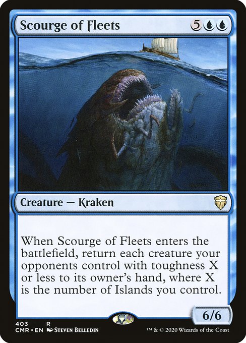 Scourge of Fleets highlighted card art