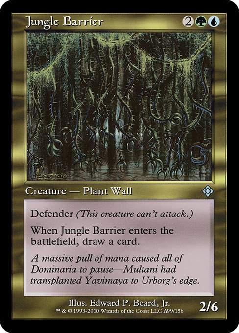 Jungle Barrier from Magic Online Theme Decks