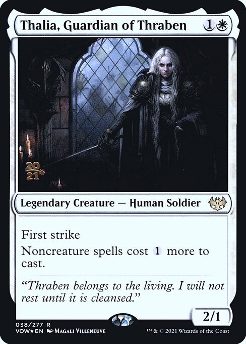 Thalia, Guardian of Thraben from Innistrad: Crimson Vow Promos