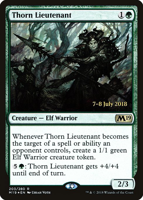 Thorn Lieutenant from Core Set 2019 Promos