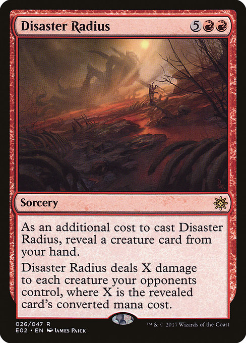 Disaster Radius from Explorers of Ixalan