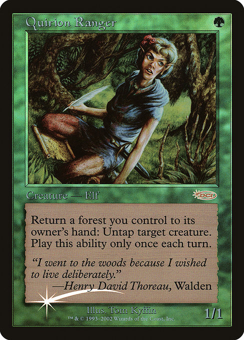 Quirion Ranger from Friday Night Magic 2001