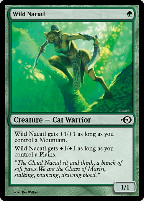 Wild Nacatl from Magic Online Promos