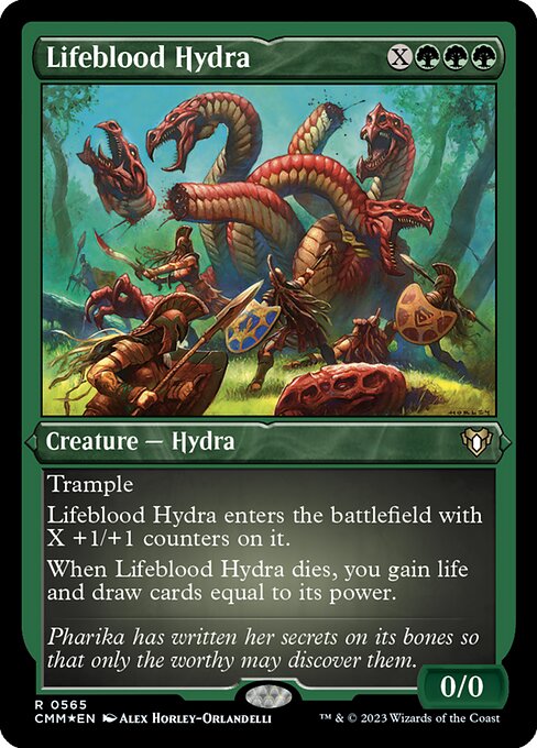 Lifeblood Hydra from Commander Masters