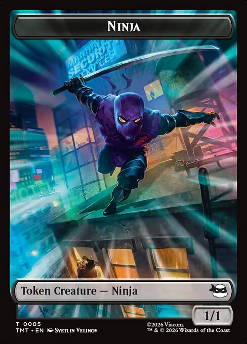Ninja from Teenage Mutant Ninja Turtles Tokens