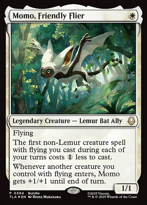 Momo, Friendly Flier from Avatar: The Last Airbender