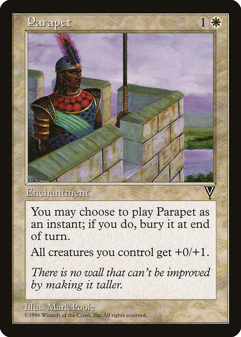 Parapet highlighted card art