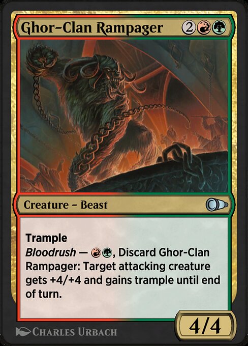 Ghor-Clan Rampager highlighted card art