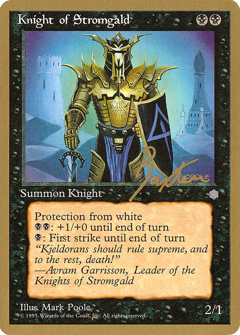 Knight of Stromgald from Pro Tour Collector Set