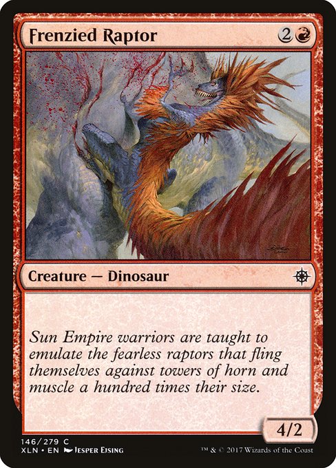 Frenzied Raptor from Ixalan