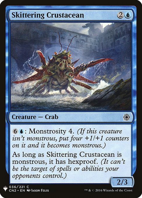 Skittering Crustacean highlighted card art