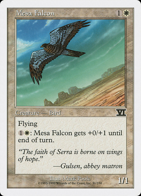Mesa Falcon highlighted card art