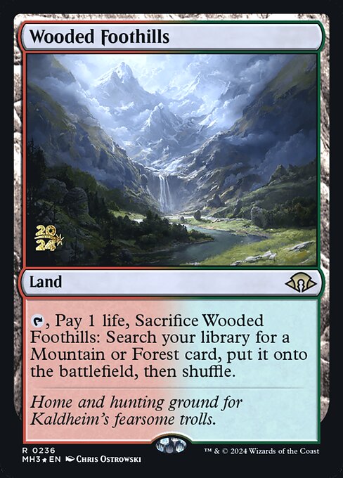 Wooded Foothills from Modern Horizons 3 Promos