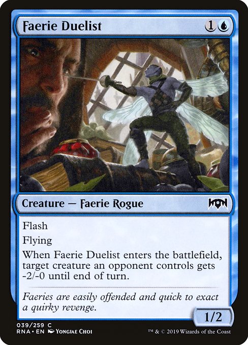 Faerie Duelist highlighted card art