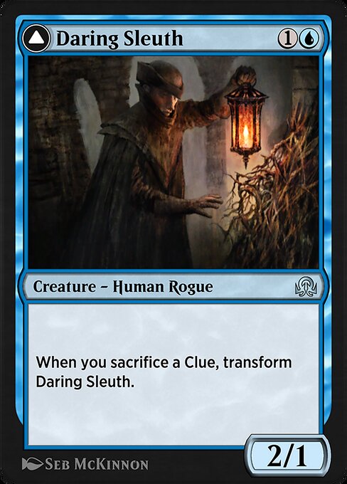 Daring Sleuth // Bearer of Overwhelming Truths from Shadows over Innistrad Remastered