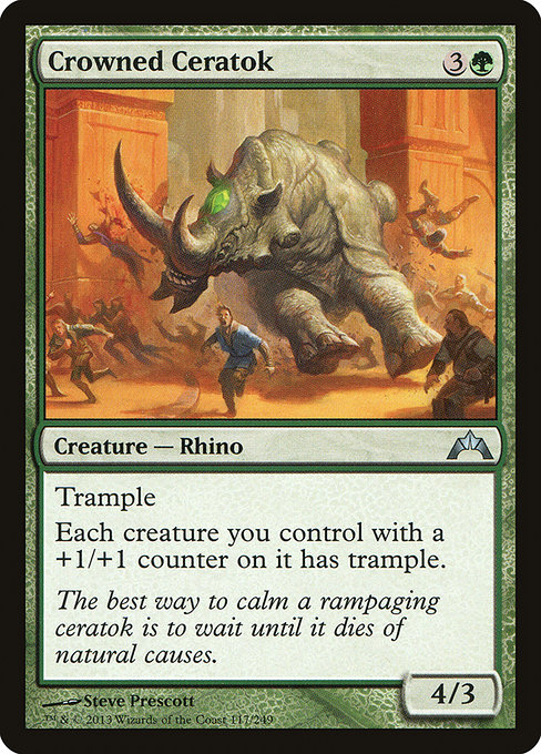 Crowned Ceratok from Gatecrash