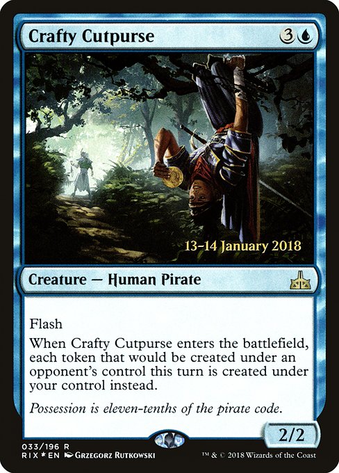Crafty Cutpurse from Rivals of Ixalan Promos