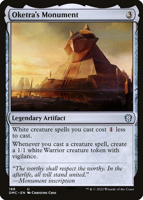 Oketra's Monument from Dominaria United Commander