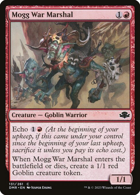 Mogg War Marshal from Dominaria Remastered