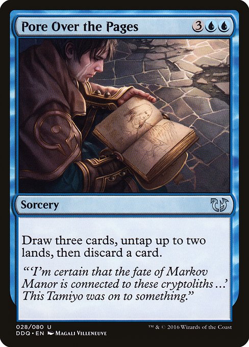 Pore Over the Pages from Duel Decks: Blessed vs. Cursed