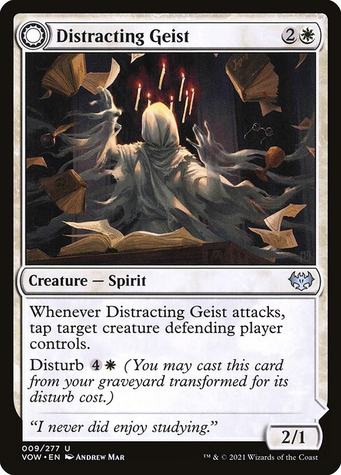 Distracting Geist // Clever Distraction from Innistrad: Crimson Vow