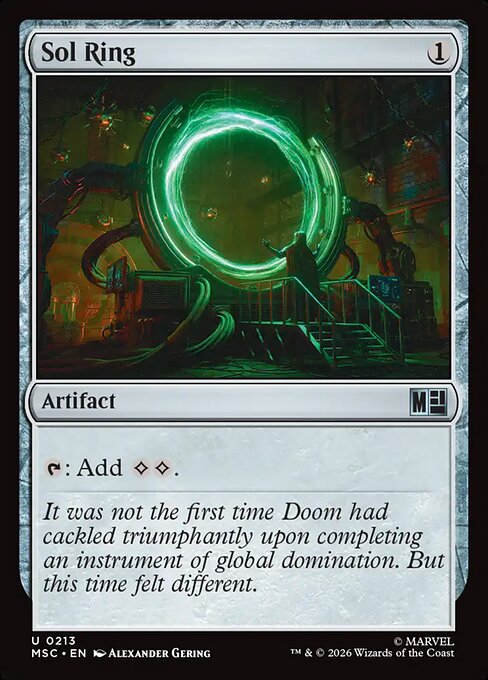 Sol Ring from Marvel Super Heroes Commander