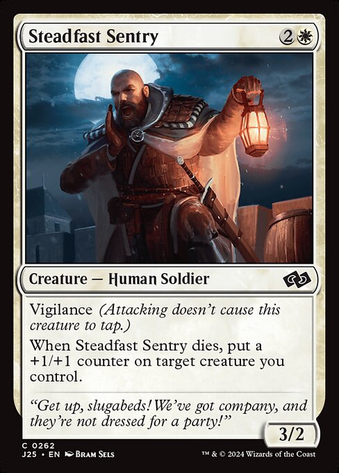 Steadfast Sentry highlighted card art