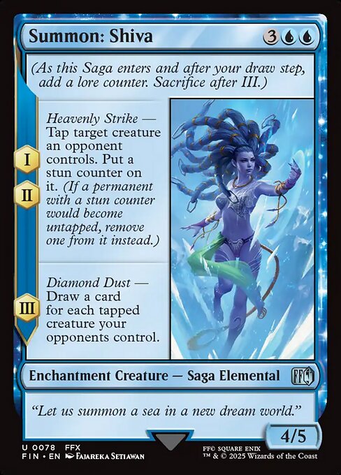 Summon: Shiva from Final Fantasy