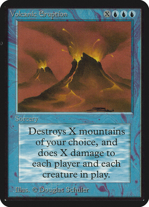 Volcanic Eruption from Limited Edition Alpha