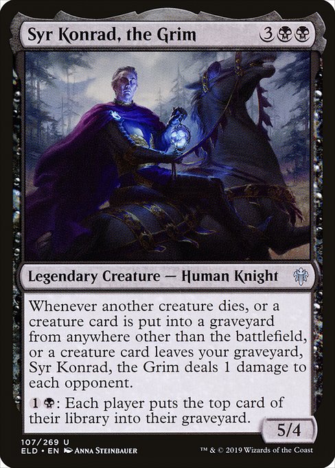 Syr Konrad, the Grim from Throne of Eldraine