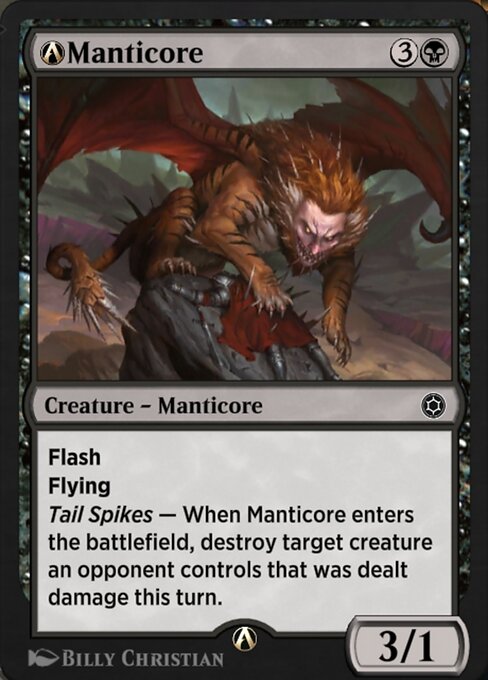 A-Manticore highlighted card art