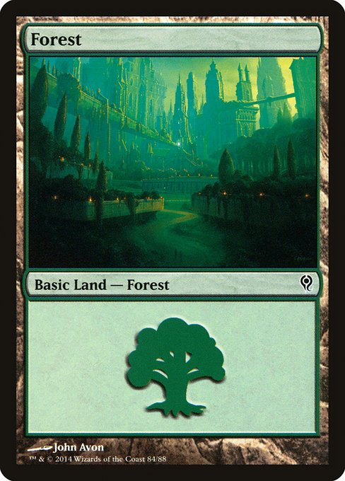 Forest from Duel Decks: Jace vs. Vraska