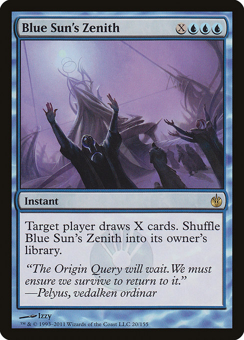 Blue Sun's Zenith from Mirrodin Besieged