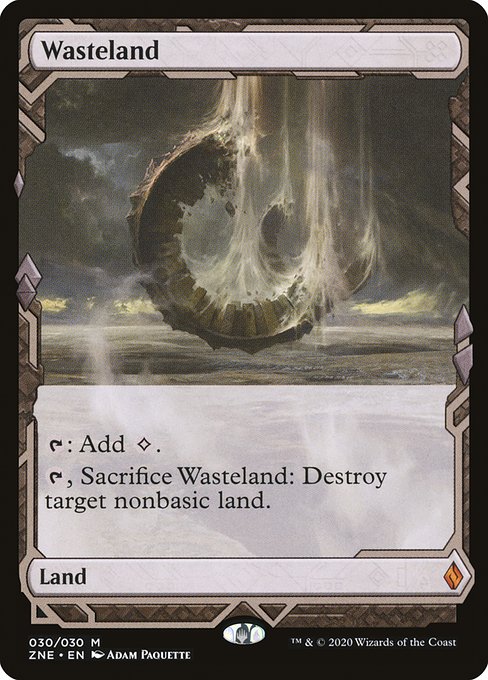 Wasteland from Zendikar Rising Expeditions
