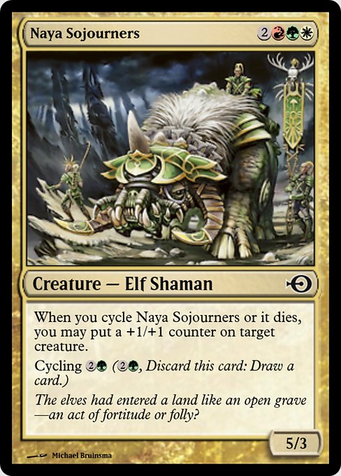 Naya Sojourners highlighted card art